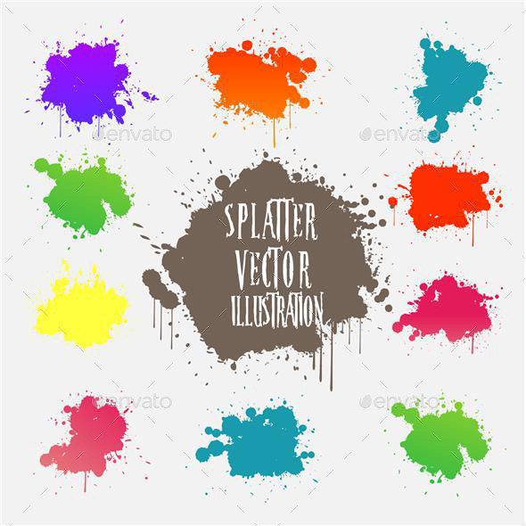 Splatter 20vector 20illustration