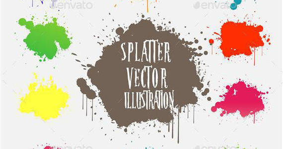 Box splatter 20vector 20illustration