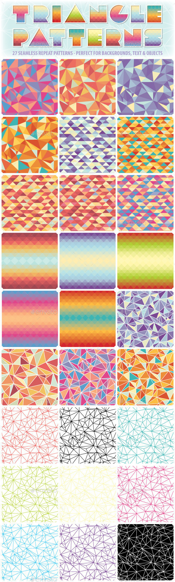 Triangular patterns preview