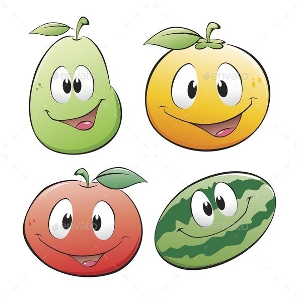 Cartoon 20fruits 20preview