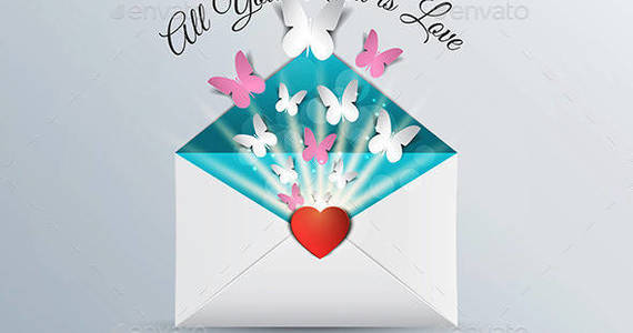 Box valentine 20envelope