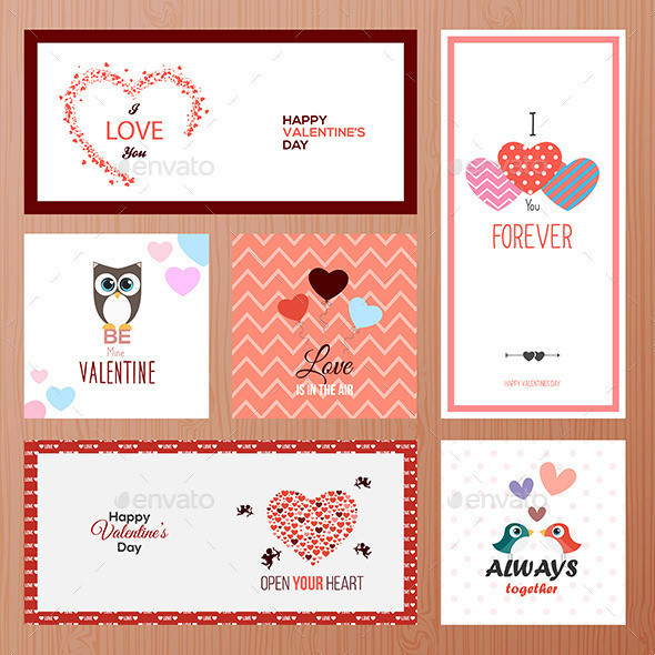 Flat 20valentine 20cards