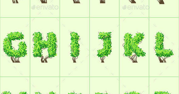 Box font trees summer 590