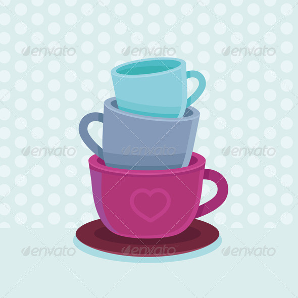 Coffee mugs flat1590