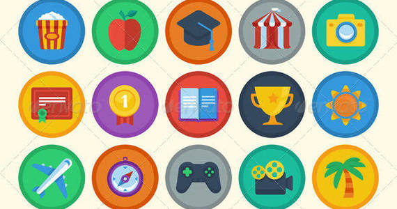 Box gamification iconsbadges590