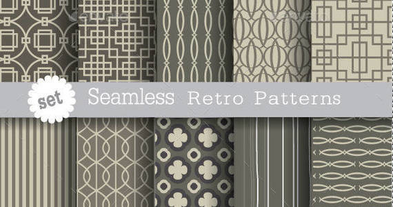 Box seamless retro patterns 590px