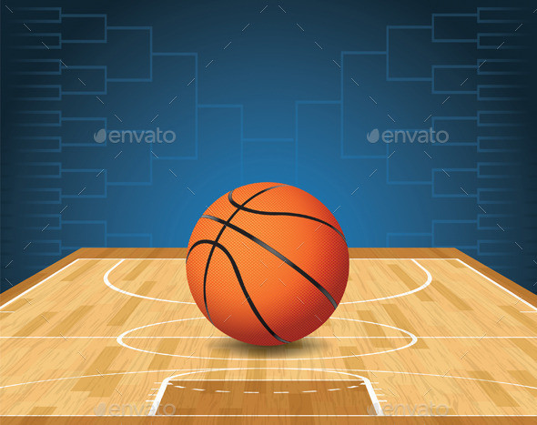 Basketball courtbracket