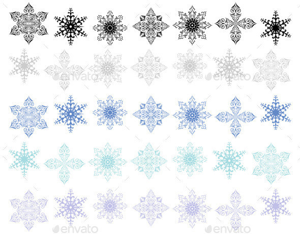 Snowflakes 20collection 20354 preview