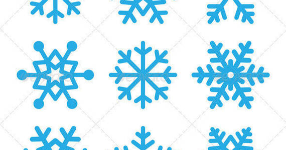 Box snowflakes icons colour prev