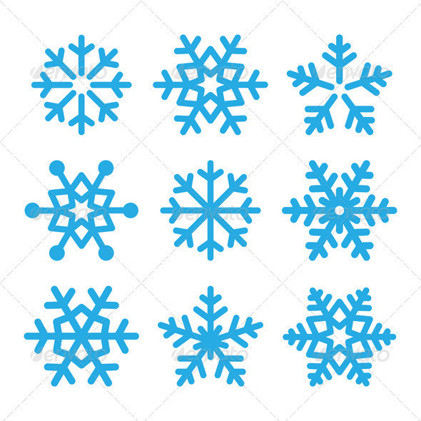 Snowflakes icons colour prev