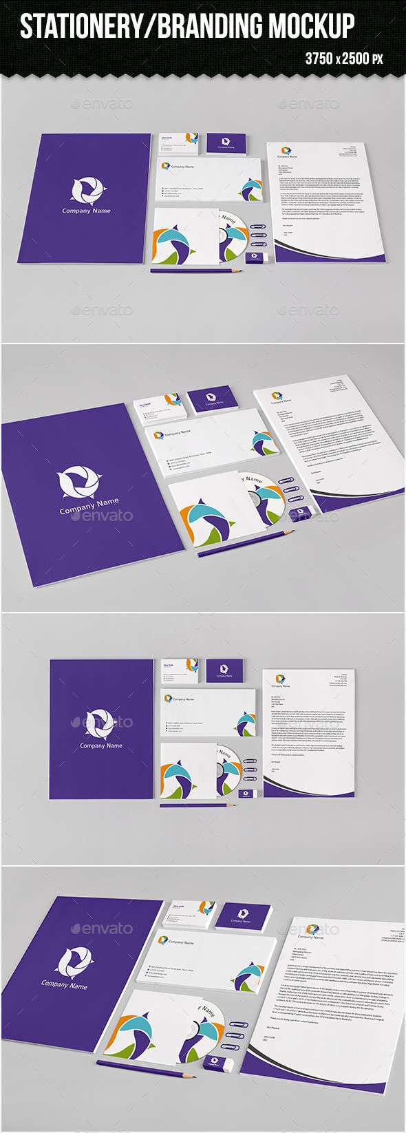 Stationery branding mock up