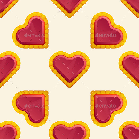 Golden 20heart 20pattern image preview