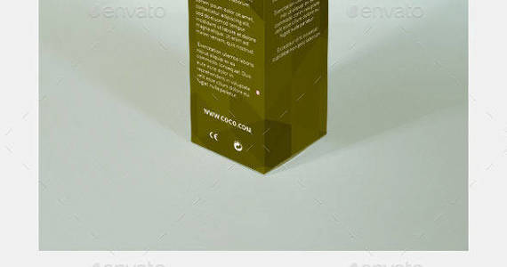 Box package design template
