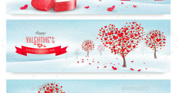 Box 01 holiday valentine banners t