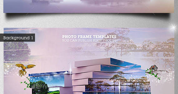 Box multi photo box frame effects vol3 poster