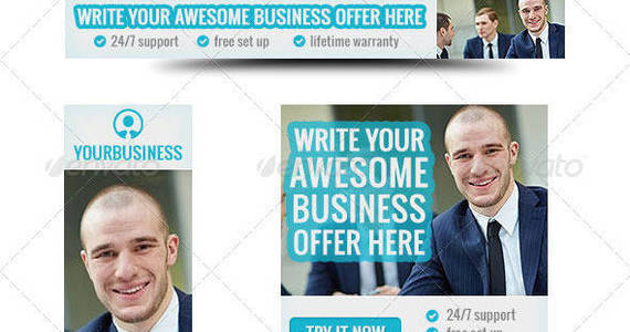 Box business web banner ad