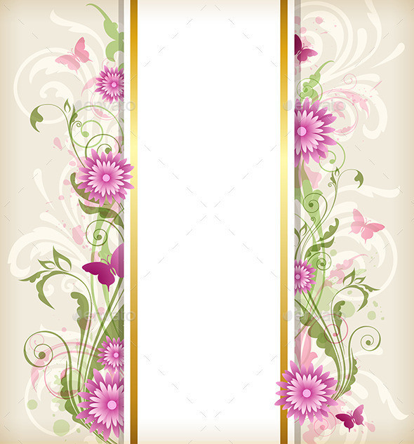 Floral banner01590