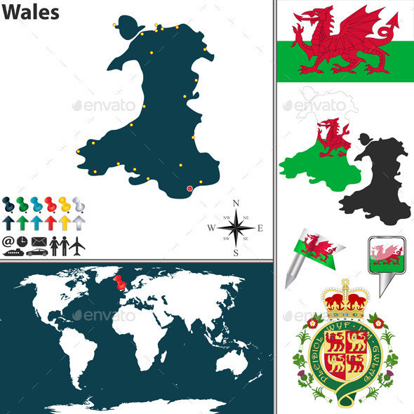 01 wales 20map 20world