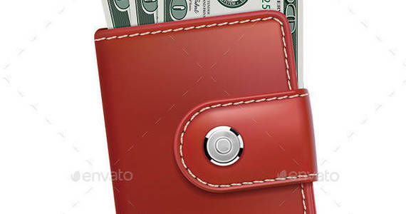 Box dollar wallet preview