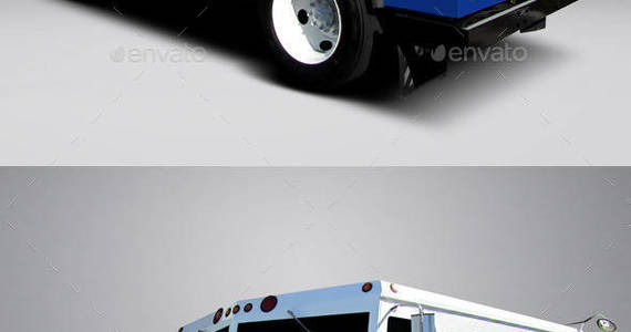 Box ford 20f800 20armored 20truck 20wrap 20mockup 20preview