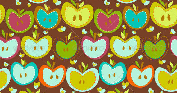 Box sweet apple pattern2 590