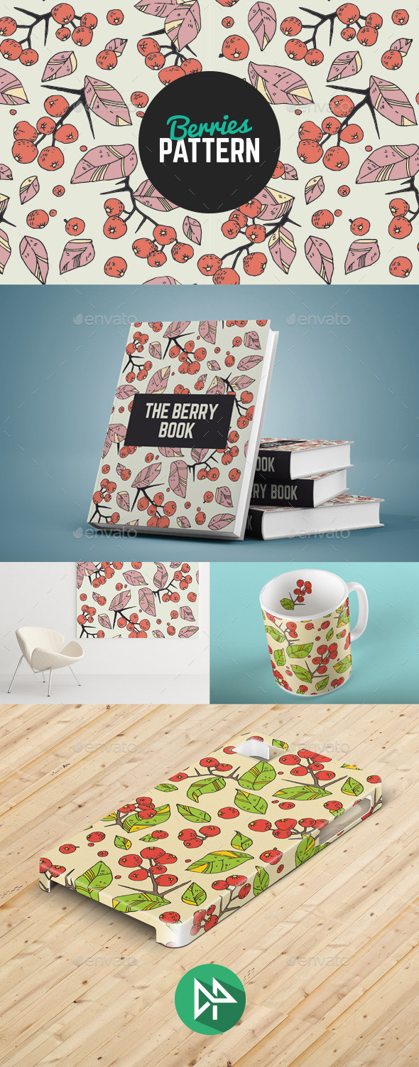 Berries pattern  envato  preview 590x1500px