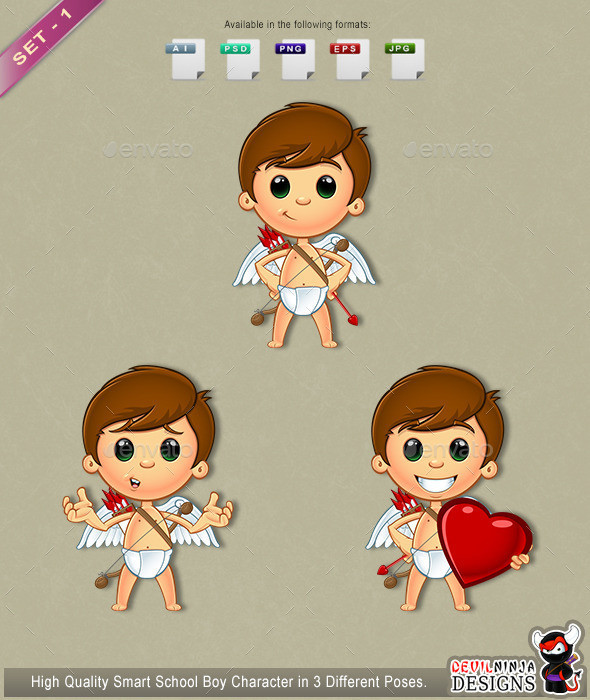 Little 20cupid 20character 20  20set 201