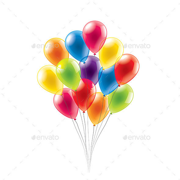 Balloons isolated