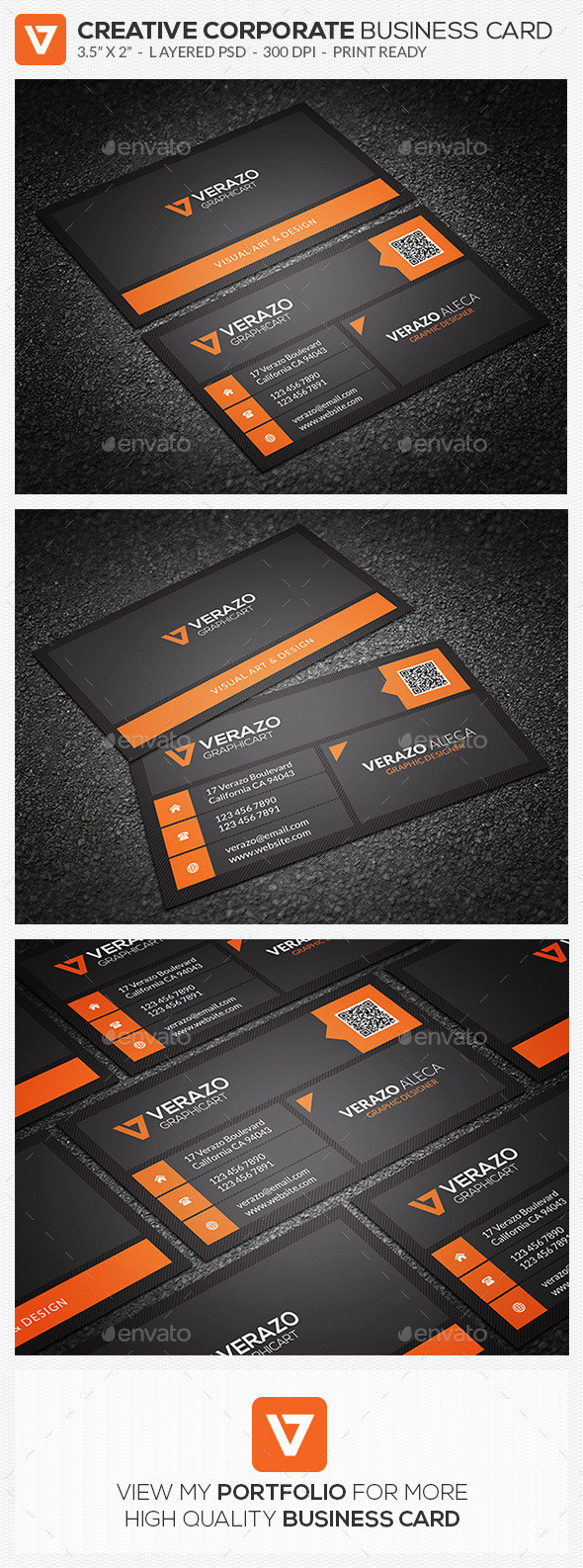 74 creative metro style corporate business card preview