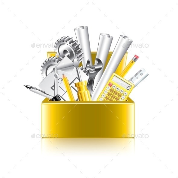 Engineer tools box isolate 01