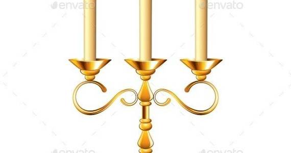 Box candlestick isolated 01