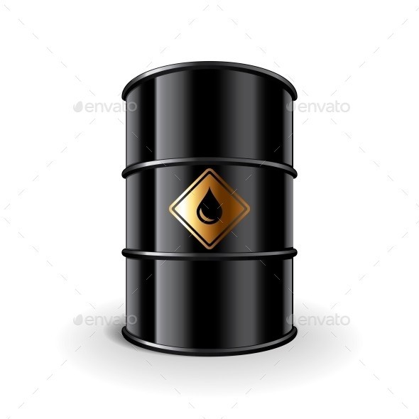 Oil barrel isolated 01