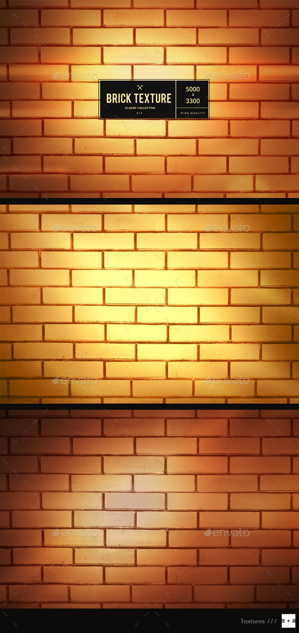3 golden brick walls preview