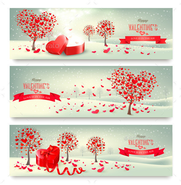 01 holiday valentine banners t