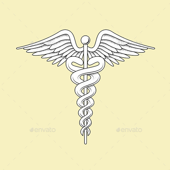 Medical caduceus sign 14587