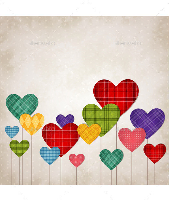 Hearts 20multicolored