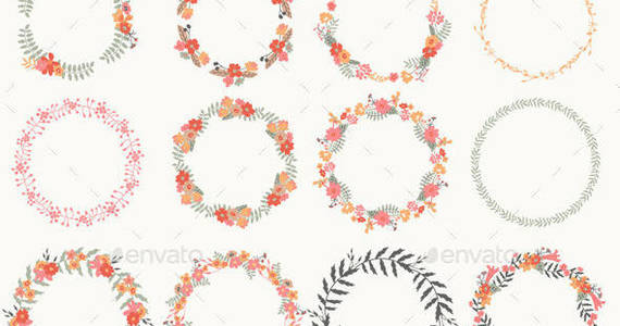 Box floral wreaths pv