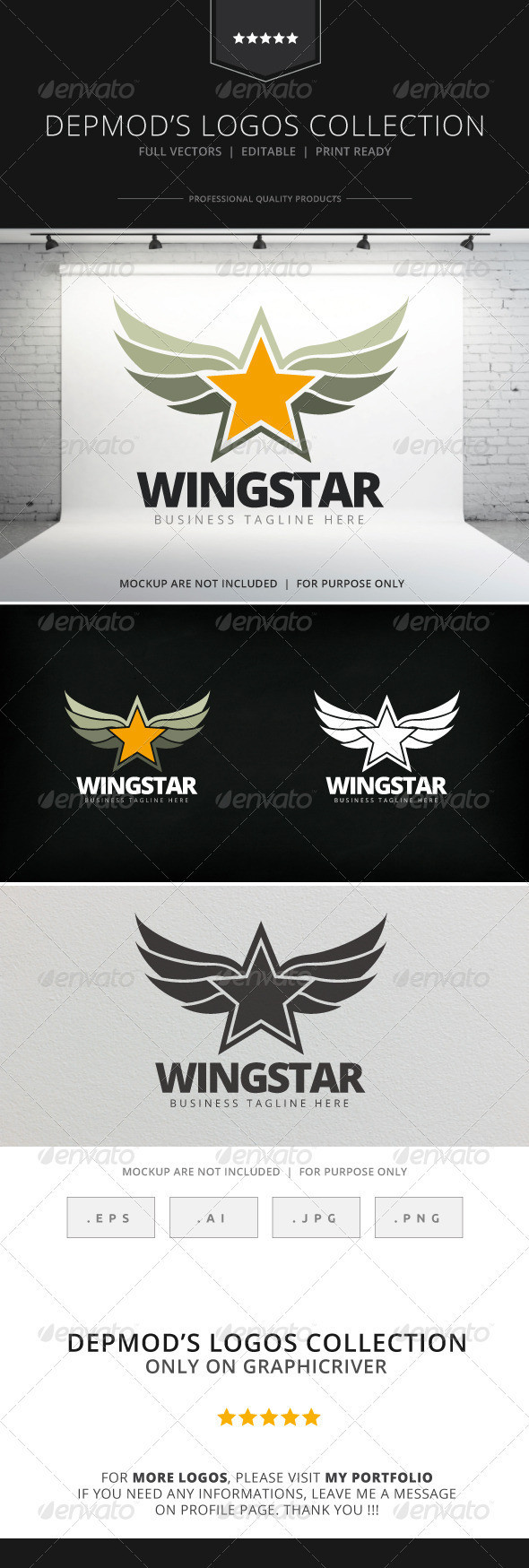 Wing star logo