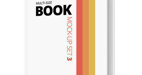 Box preview multisize book mockup set3