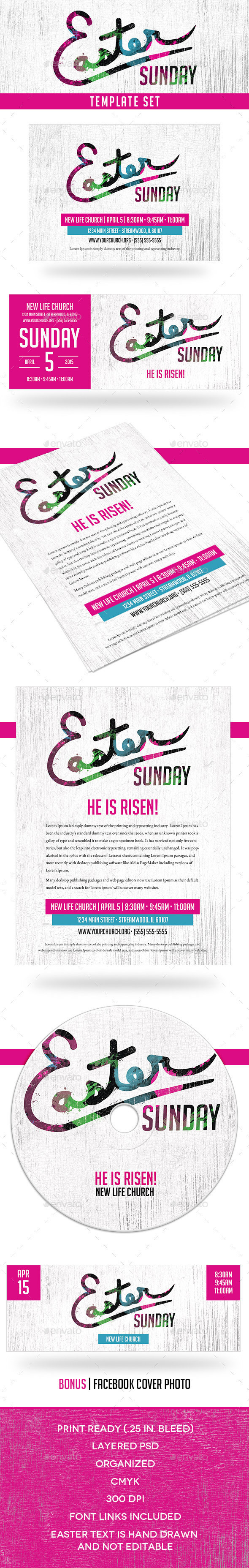 Easter sunday church template preview