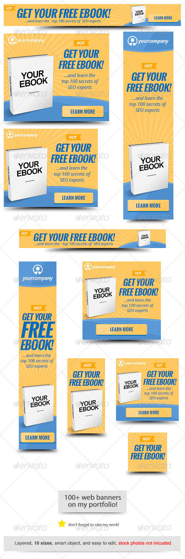 Ebook web banner ad