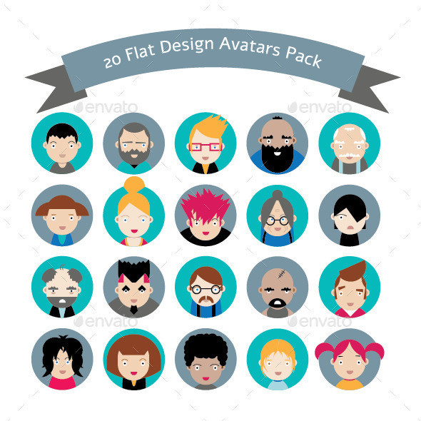 20 20flat 20design 20avatars 20pack 20preview