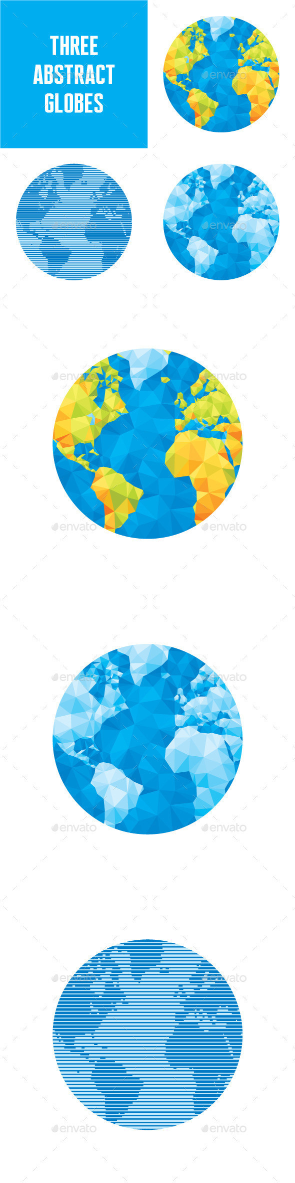 Abstract globes 590