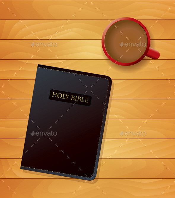 Bible coffee wood