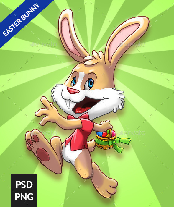 Graphicriver easterbunny image preview