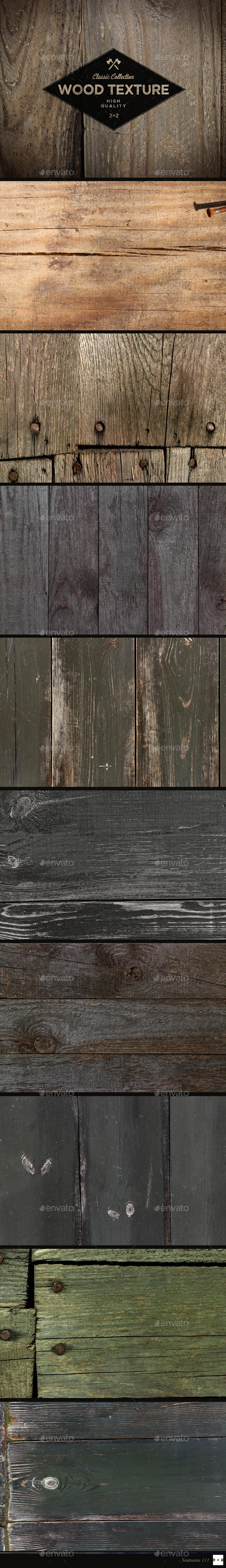 10 old wood textures preview