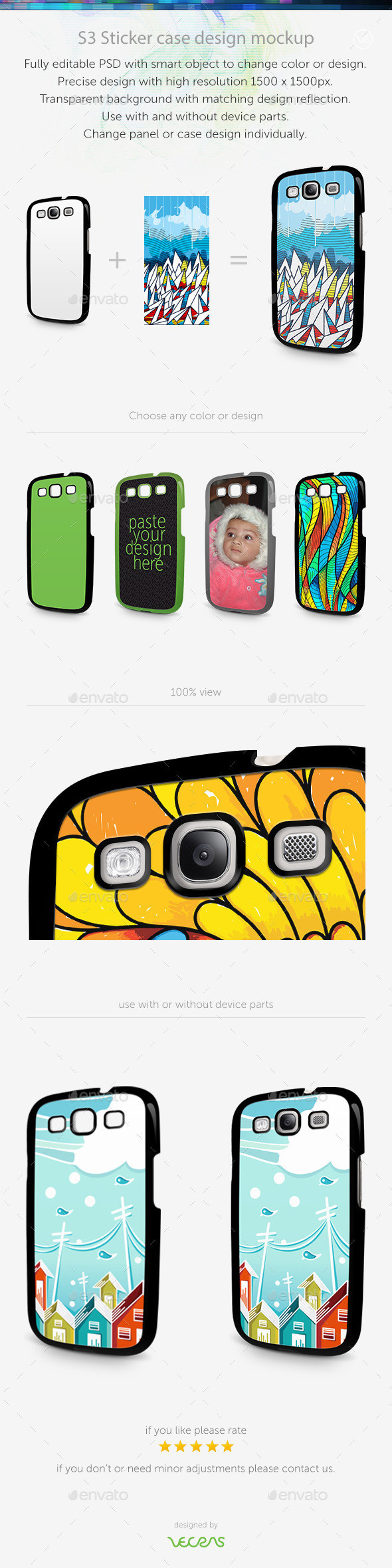 Preview s3 stickercase mockup angled