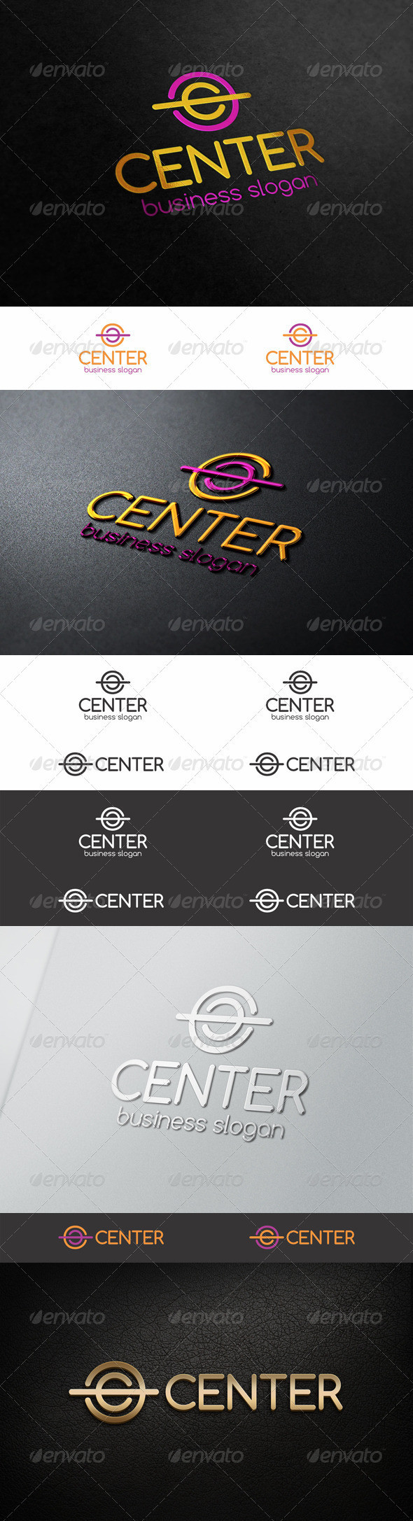 Creative 20center 20c 20letter 20logo 1