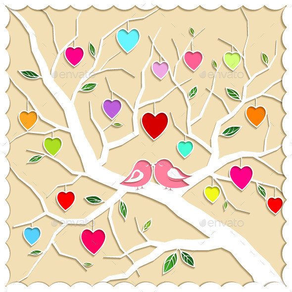 Valentine love tree590