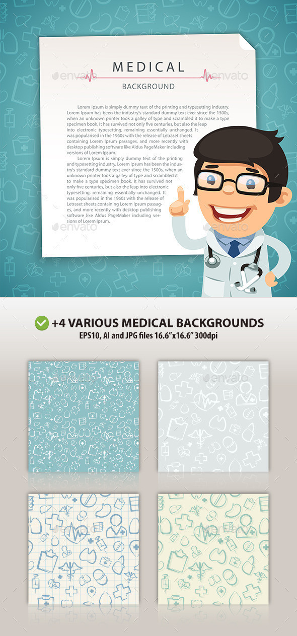 Medical background banner590